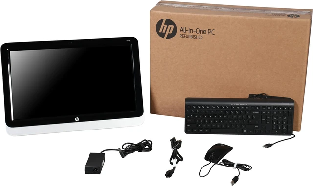 Refurbished: HP All-in-One Computer 21-2014 AMD A4-6210 4 GB 500GB HDD ...