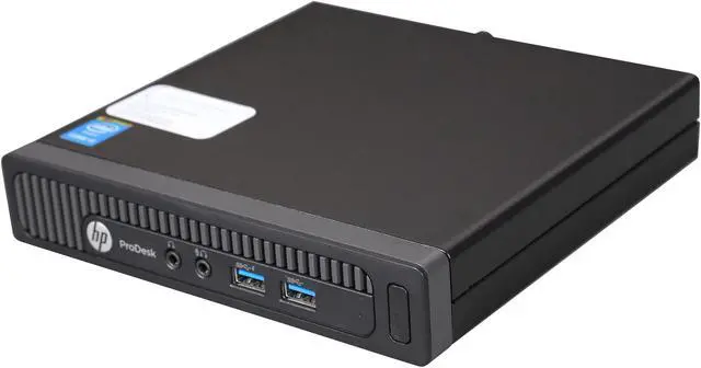 Alt view image 3 of 6 - HP Desktop Computer ProDesk 600 G1 Intel Core i3-4330T 4GB DDR3 500GB HDD 8GB SSD Intel HD Graphics 4600 Windows 8.1 Pro downgrade to Windows 7 Pro 64-Bit