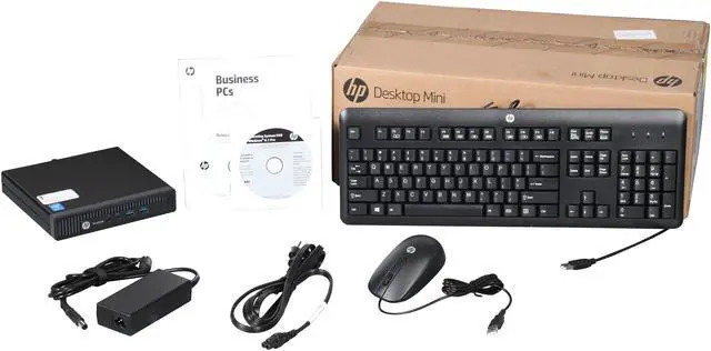 Alt view image 6 of 6 - HP Desktop Computer ProDesk 600 G1 Intel Core i3-4330T 4GB DDR3 500GB HDD 8GB SSD Intel HD Graphics 4600 Windows 8.1 Pro downgrade to Windows 7 Pro 64-Bit