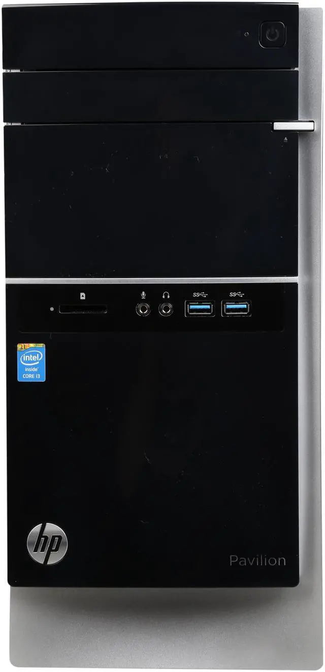 Alt view image 2 of 9 - HP Desktop Computer 500-223W Intel Core i3-4130 8 GB 1TB HDD Windows 10 Home