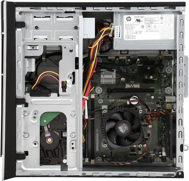 Alt view image 6 of 9 - HP Desktop Computer 500-223W Intel Core i3-4130 8 GB 1TB HDD Windows 10 Home