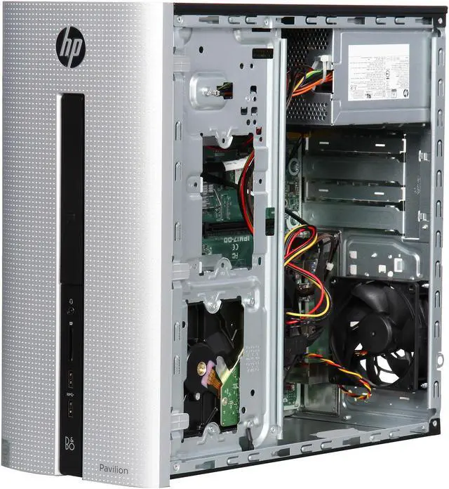 Alt view image 7 of 9 - HP Desktop Computer Pavilion 550-150 Intel Core i5-6400 8GB DDR3 1TB HDD Intel HD Graphics 530 Windows 10 Home