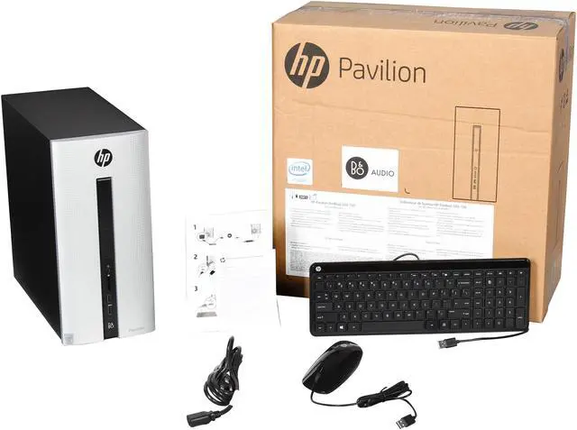 Alt view image 9 of 9 - HP Desktop Computer Pavilion 550-150 Intel Core i5-6400 8GB DDR3 1TB HDD Intel HD Graphics 530 Windows 10 Home