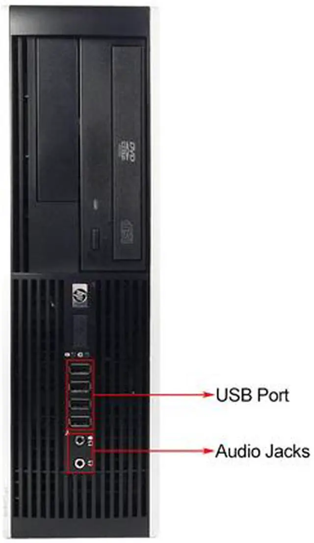 Alt view image 3 of 4 - HP Desktop Computer EliteDesk 8100 8GB DDR3 320GB HDD Intel HD Graphics Windows 7 Professional 64-bit