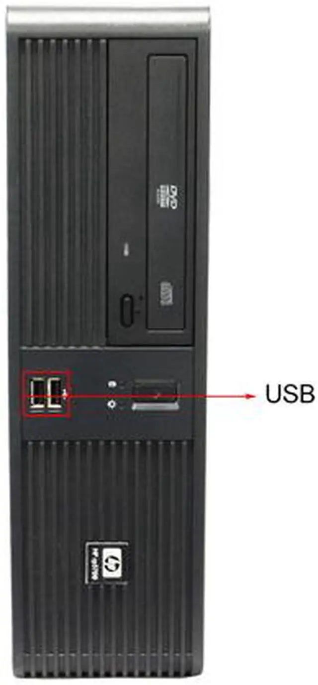 Alt view image 3 of 4 - HP Desktop Computer RP5700 Intel Core 2 Duo E6400 2GB DDR2 80GB HDD Intel GMA 3000 Windows 7 Home Premium 64-Bit