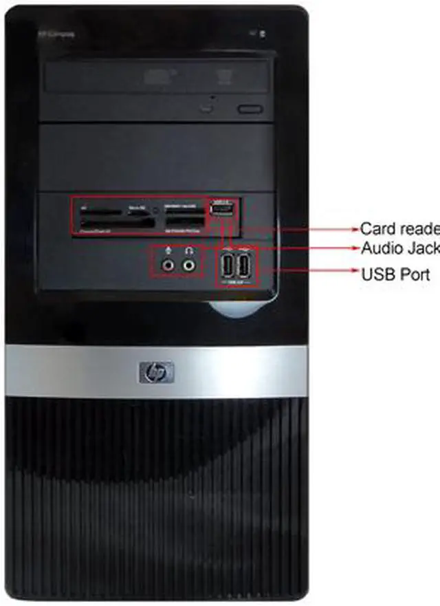 Alt view image 3 of 4 - HP Desktop Computer DX2400 Intel Core 2 Duo E4300 4GB DDR2 500GB HDD Windows 7 Professional 32-bit