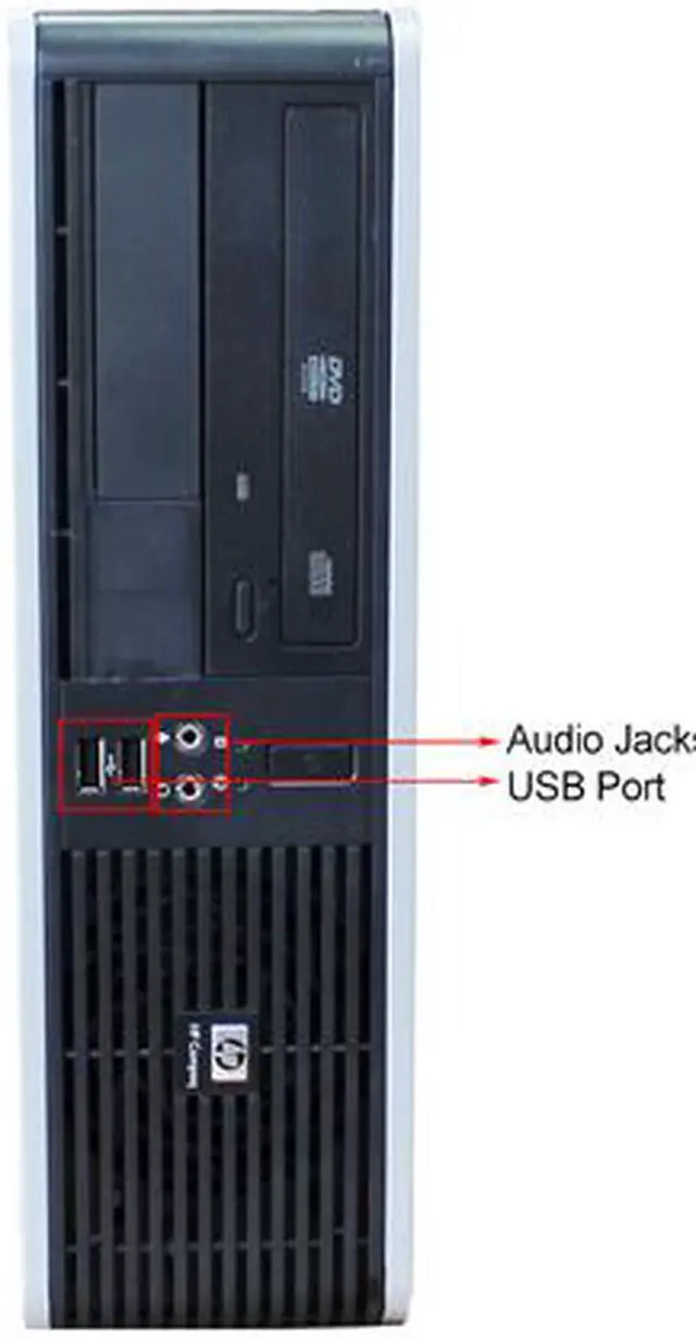 Alt view image 3 of 4 - HP Desktop Computer RP5800 Intel Pentium G850 4GB DDR3 250GB HDD Intel HD Graphics Windows 7 Professional 64-bit