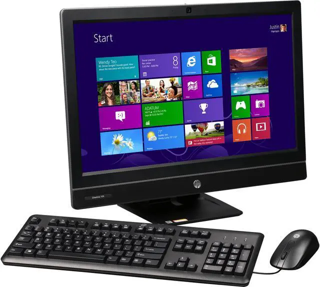 Main image of HP All-in-One Computer EliteOne 705 G1 (T6K52US#ABA) AMD A6 PRO-7400B 4GB DDR3 500GB HDD 23" Windows 7 Professional 64-Bit (available through downgrade rights from Windows 8.1 Pro)