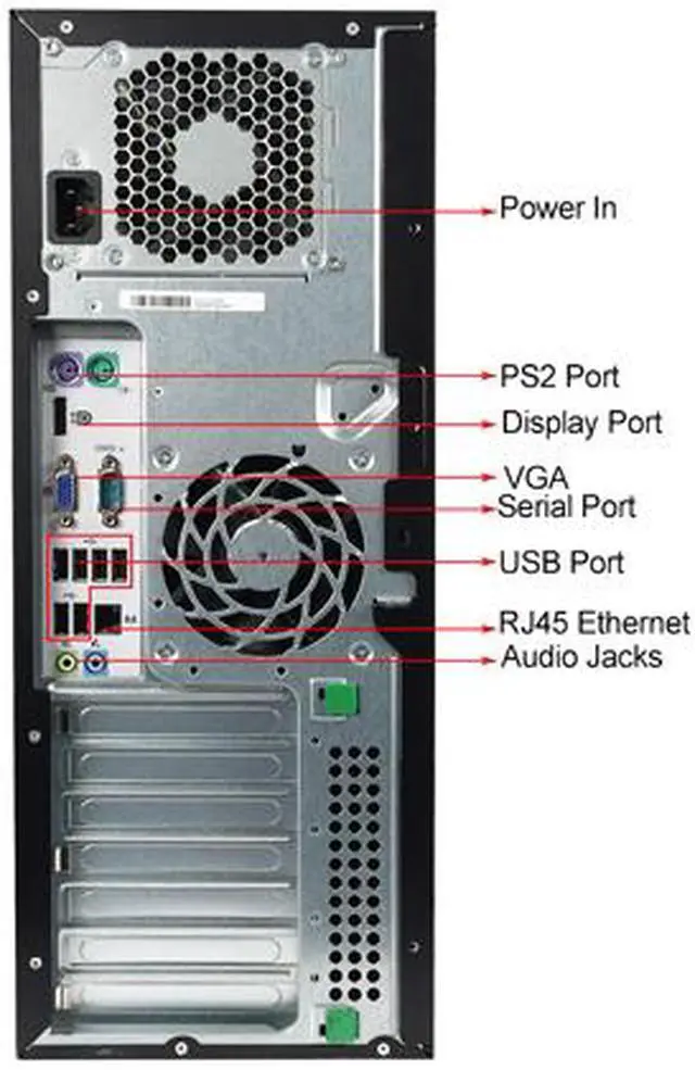 Alt view image 4 of 4 - HP Desktop Computer Elite 8000 Intel Core 2 Duo E8400 4GB DDR3 160GB HDD Intel GMA 4500 Windows 7 Professional 64-bit