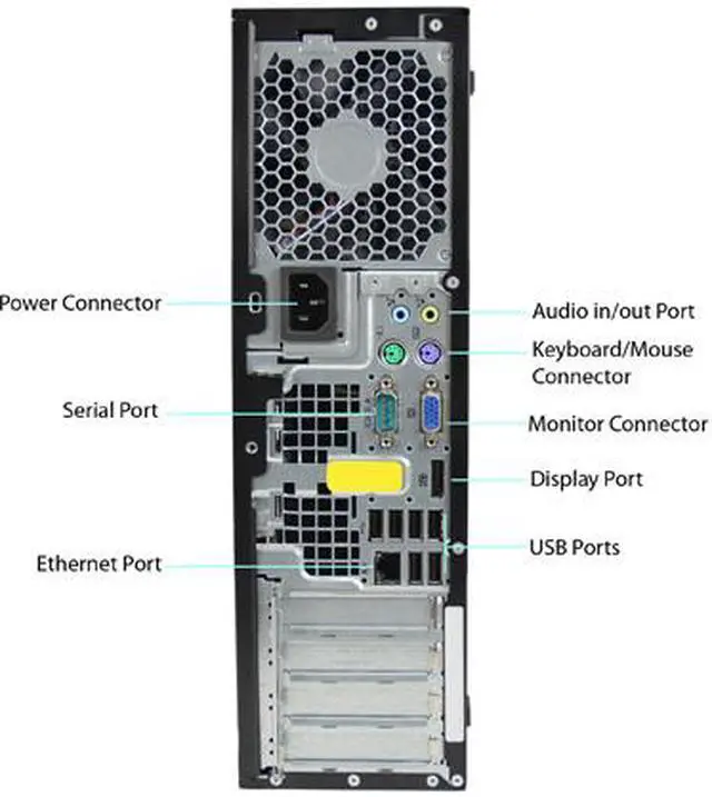 Alt view image 3 of 3 - HP A Grade Desktop Computer 6200 Intel Core i5-2400 8 GB 1TB HDD Intel HD Graphics 2000 Windows 10 Pro 64-Bit