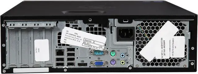 Alt view image 5 of 8 - HP Desktop Computer 8200 Elite 3.10GHz 4 GB 1TB HDD Windows 7 Professional 64-Bit