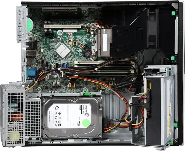 Alt view image 7 of 8 - HP Desktop Computer 8200 Elite 3.10GHz 4 GB 1TB HDD Windows 7 Professional 64-Bit