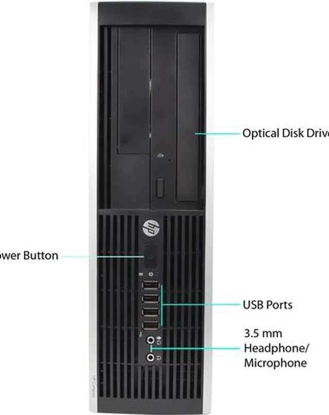 Main image of HP A Grade Desktop Computer 6200 Intel Core i5-2500S 4 GB 1TB HDD Intel HD Graphics 2000 Windows 10 Pro 64-Bit