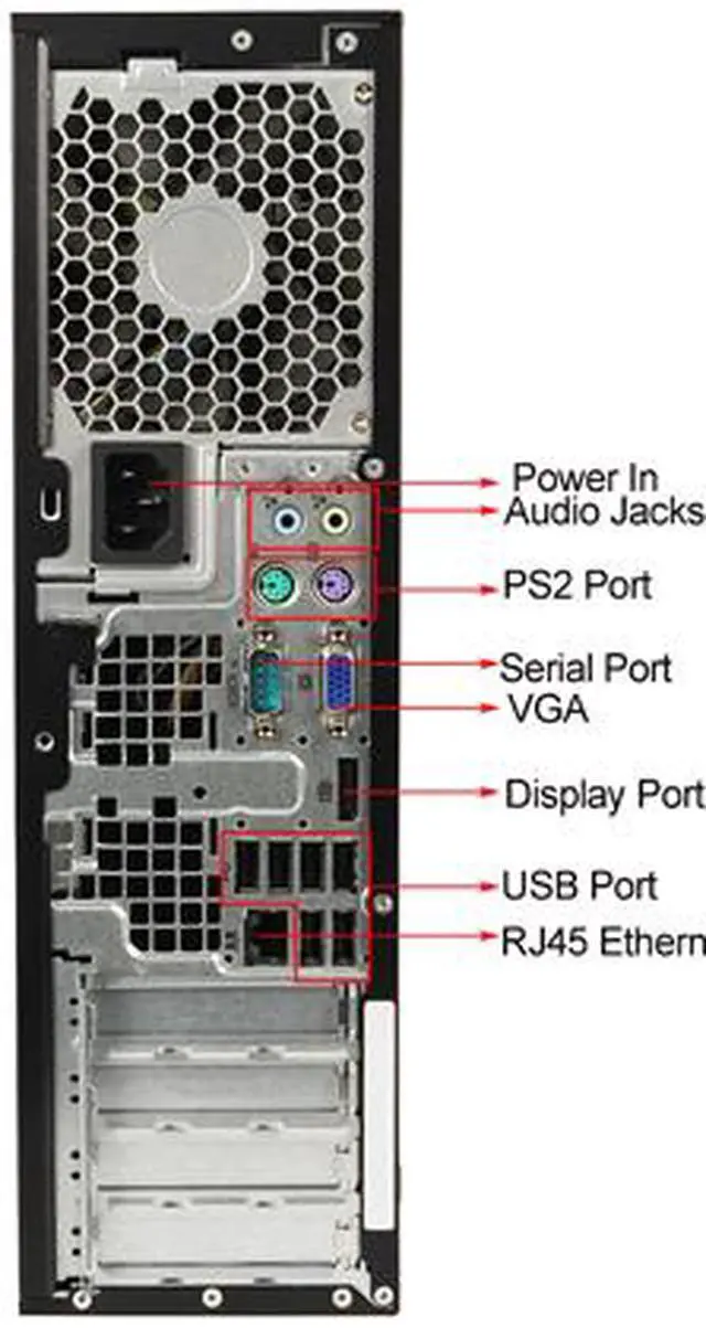 Alt view image 4 of 4 - HP Desktop Computer Elite 8300 Intel Core i7-3770 16GB DDR3 500GB HDD Intel HD Graphics 4000 Windows 10 Pro