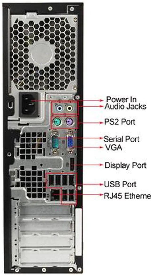Alt view image 4 of 4 - HP Desktop Computer Elite 8300 Intel Core i5-3570 8GB DDR3 Intel HD Graphics 2500 Windows 10 Pro