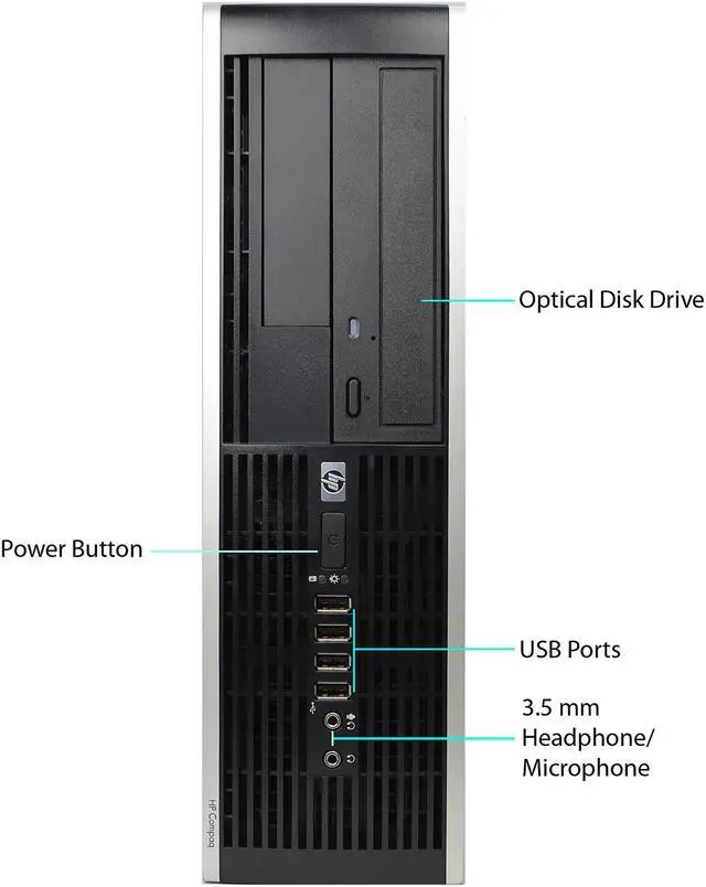 Alt view image 2 of 3 - HP 6305 Desktop Computer A4-5000 Series A4-5300 (3.40 GHz) 8 GB 1 TB HDD Windows 10 Pro 64-Bit A Grade