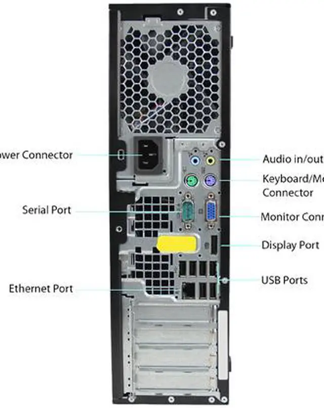 Alt view image 3 of 3 - HP Grade A Desktop Computer 6200 Intel Core i5-2400 8 GB 1TB HDD Intel HD Graphics 2000 Windows 10 Pro 64-Bit
