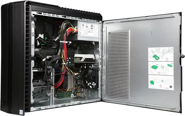 Alt view image 9 of 15 - HP Desktop Computer ENVY Phoenix 860-140 Intel Core i7-6700K 16GB DDR4 2TB HDD 256GB SSD NVIDIA GeForce GTX 980 Windows 10 Home 64-Bit