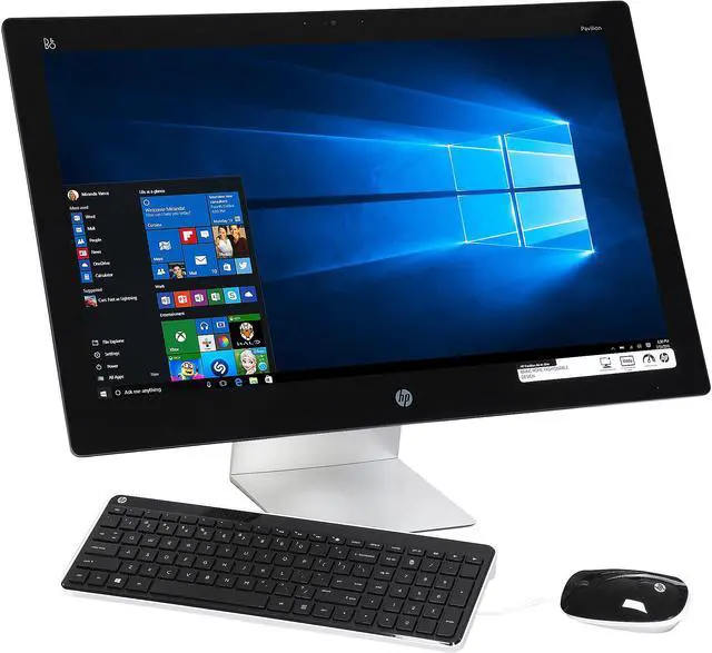 Main image of HP All-in-One Computer 27-n220 Intel Core i3-6100T 8GB DDR3 1TB HDD 27" Windows 10 Home