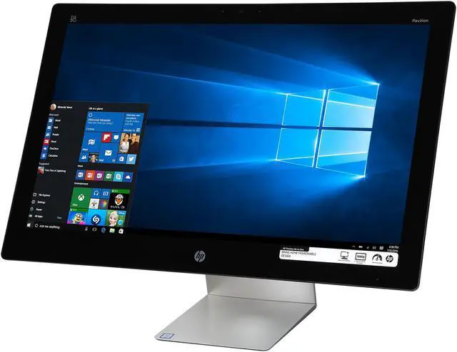 Alt view image 3 of 7 - HP All-in-One Computer 27-n220 Intel Core i3-6100T 8GB DDR3 1TB HDD 27" Windows 10 Home