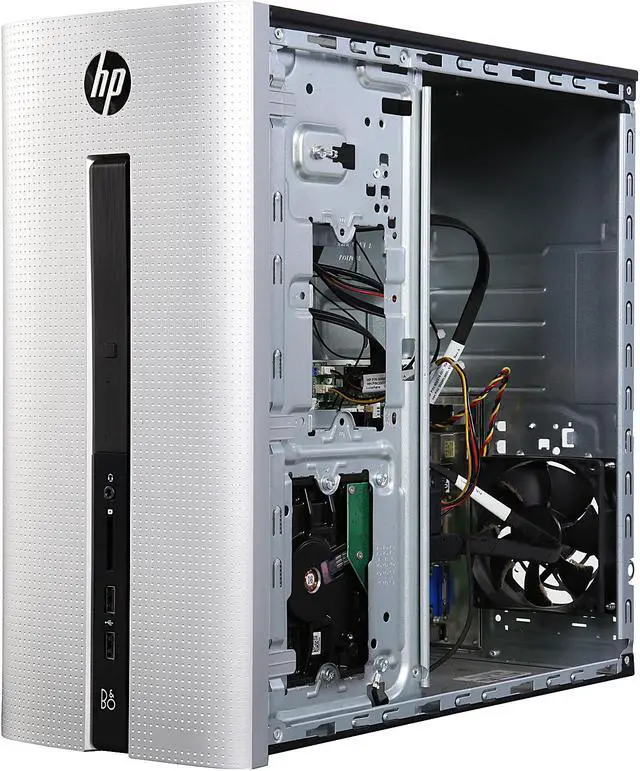 Alt view image 7 of 9 - HP Desktop Computer Pavilion 550-A114 AMD A8-6410 8 GB 1TB HDD AMD Radeon R5 Windows 10 Home