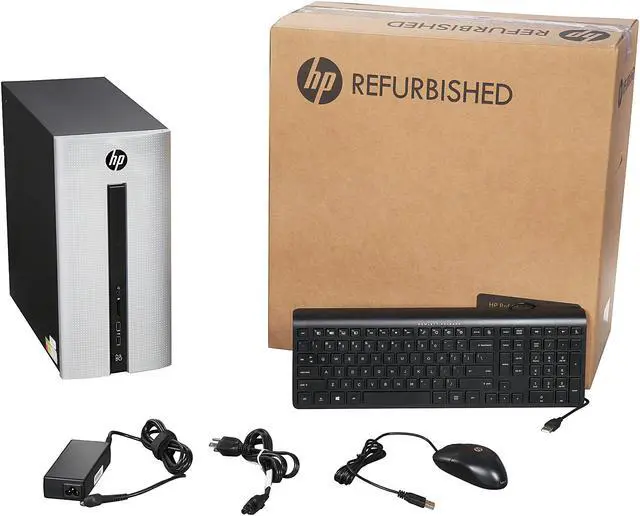 Alt view image 9 of 9 - HP Desktop Computer Pavilion 550-A114 AMD A8-6410 8 GB 1TB HDD AMD Radeon R5 Windows 10 Home