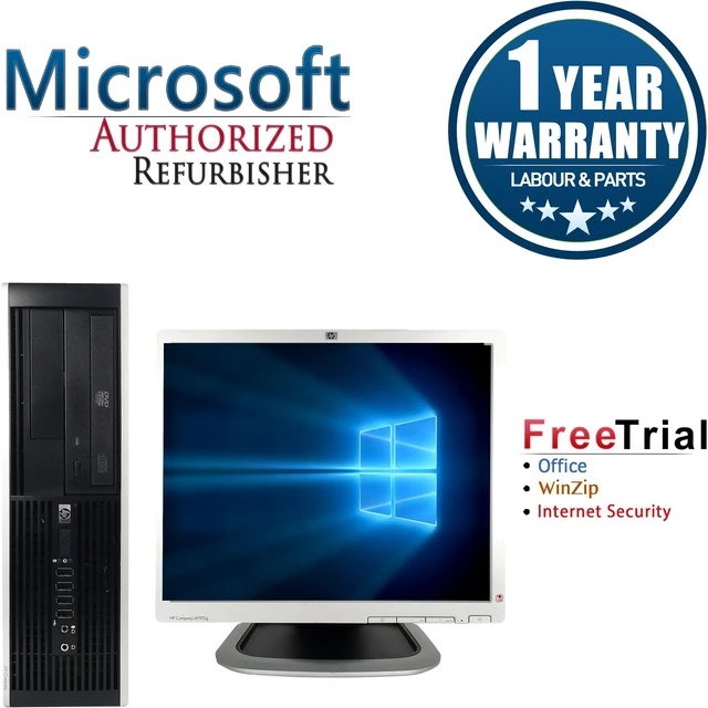 Computer 6000 Dh Refurbished: HP Desktop Computer 6000 Pro-SFF + 19