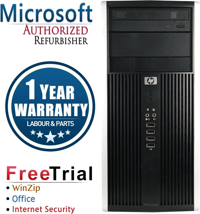Refurbished: HP Desktop Computer Compaq Elite 8300 Intel Core i3