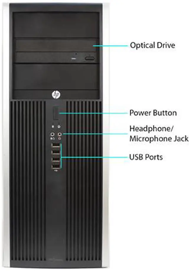 Alt view image 2 of 3 - HP Desktop Computer 8300 Intel Core i5-3470 8 GB 2TB HDD Intel HD Graphics 2500 Windows 10 Pro 64-bit