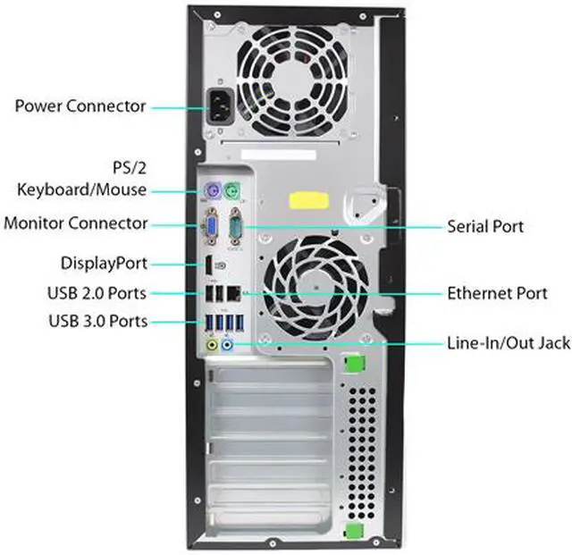 Alt view image 3 of 3 - HP Desktop Computer 8300 Intel Core i5-3470 8 GB 2TB HDD Intel HD Graphics 2500 Windows 10 Pro 64-bit