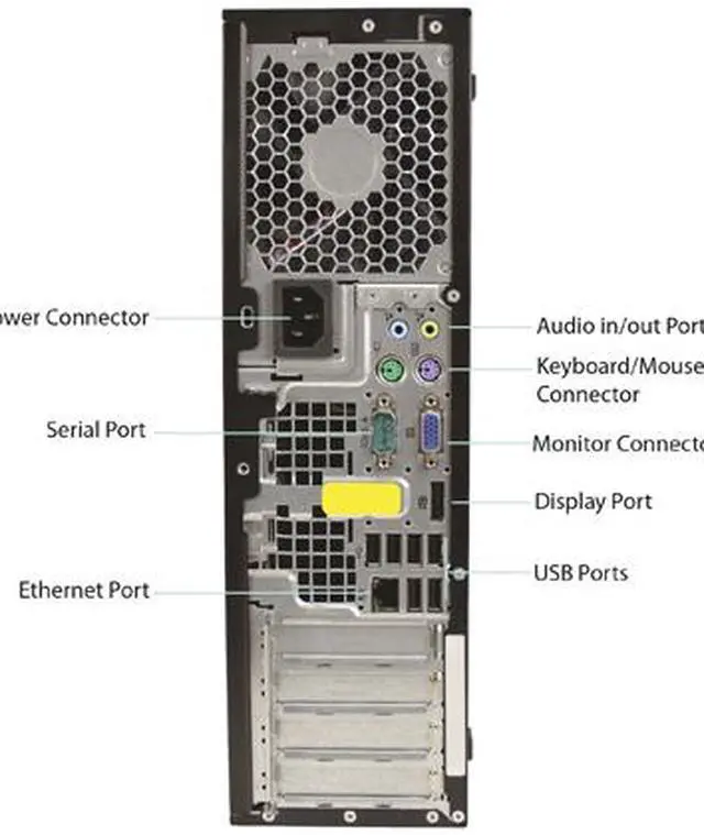 Alt view image 3 of 3 - HP A Grade Desktop Computer 6200 Intel Core i5-2400 8 GB 250GB HDD Intel HD Graphics 2000 Windows 10 Pro 64-bit