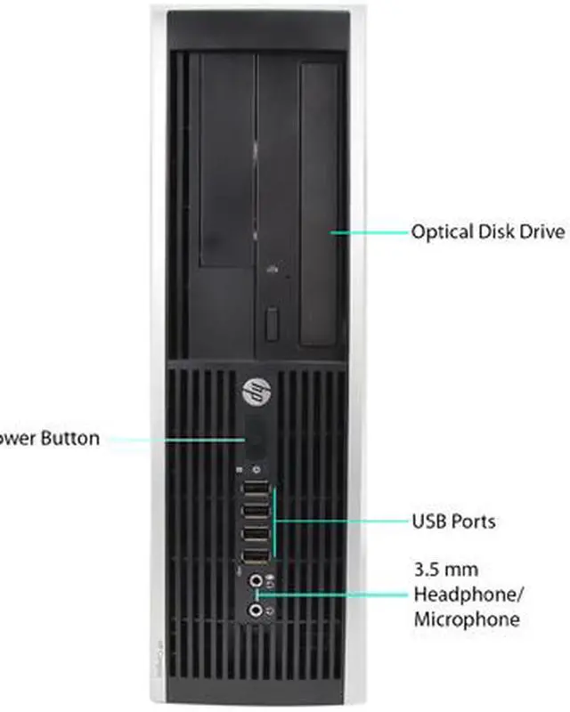 Alt view image 2 of 3 - HP A Grade Desktop Computer 6300 Intel Core i5-3470 8 GB 250GB HDD Intel HD Graphics 2500 Windows 10 Pro 64-bit