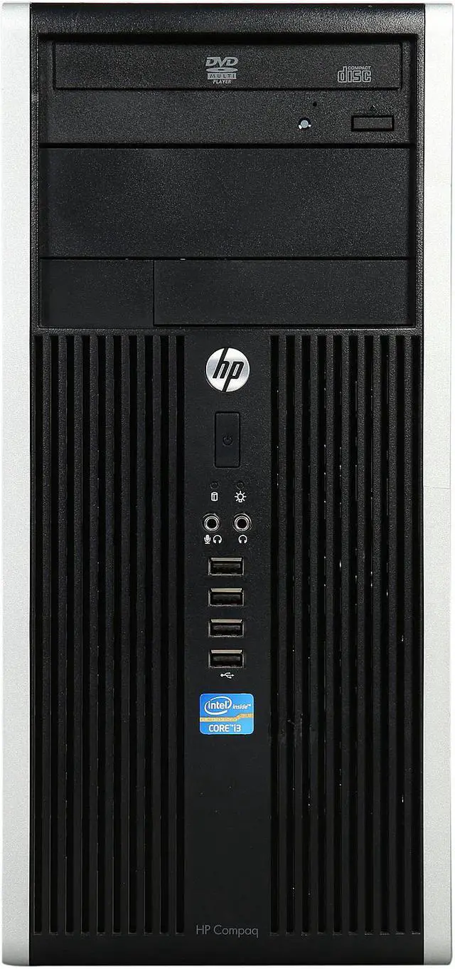 Alt view image 2 of 9 - HP Desktop Computer 6300 Pro Intel Core i3-3220 8 GB 500GB HDD Intel HD Graphics 2500 Windows 7 Professional