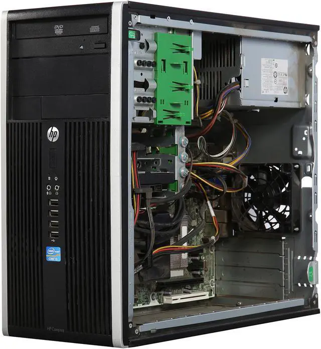 Alt view image 7 of 9 - HP Desktop Computer 6300 Pro Intel Core i3-3220 8 GB 500GB HDD Intel HD Graphics 2500 Windows 7 Professional