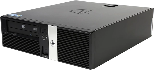 Hp Rp5800 Computer Refurbished: HP Desktop Computer RP5800 3.40GHz 8 GB 250GB HDD Windows ...