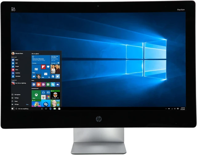 Refurbished: HP All-in-One Computer Pavilion 23-q026 Intel Core i3