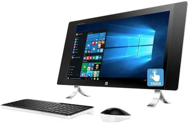 Alt view image 2 of 3 - HP All-in-One Computer ENVY 24-n014 Intel Core i5-6400T 8 GB DDR3L 1TB HDD 23.8" Touchscreen Windows 10 Home 64-Bit
