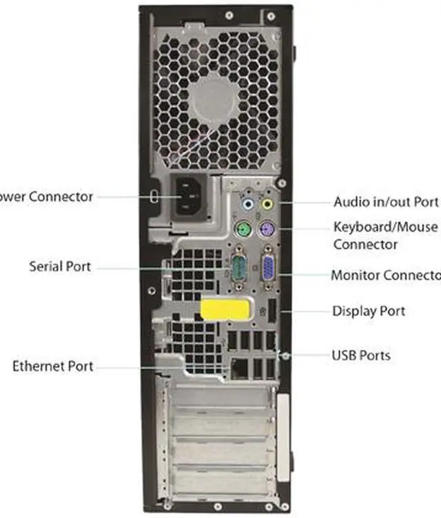 Alt view image 3 of 3 - HP Desktop Computer 6200 Intel Core i3-2120 4 GB 250GB HDD Windows 10 Pro 64-Bit
