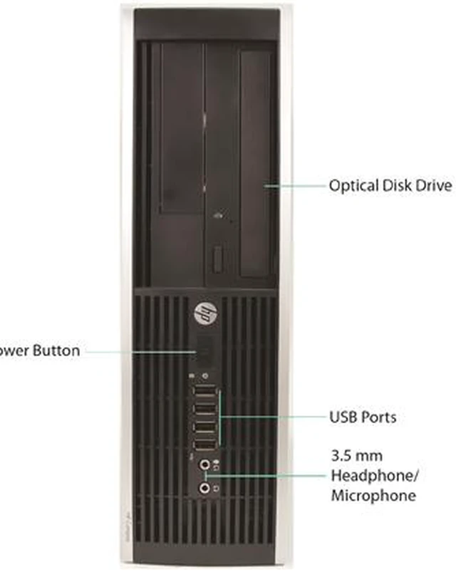 Alt view image 2 of 3 - HP Desktop Computer 8200 Intel Core i5-2400 8 GB 500GB HDD Intel HD Graphics 2000 Windows 10 Pro 64-bit