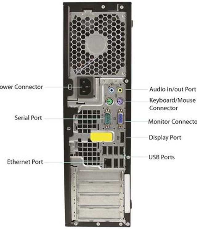 Alt view image 3 of 3 - HP Desktop Computer 8200 Intel Core i5-2400 8 GB 500GB HDD Intel HD Graphics 2000 Windows 10 Pro 64-bit