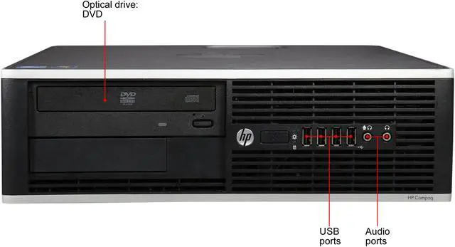 Alt view image 3 of 8 - HP Desktop Computer 6300 Intel Core i5-3470 4GB DDR3 250GB HDD Intel HD Graphics 2500 Windows 10 Pro
