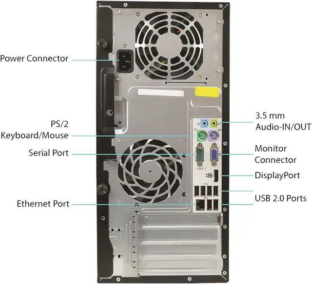 HP Compad 6200 I5CORE 8GBメモリ HDD 500GB HP Desktop Computer PC Intel i5 4GB Ram 500GB HDD 19