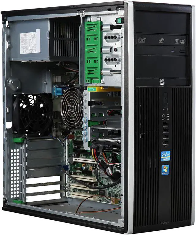 Alt view image 7 of 9 - HP Desktop PC 8200 3.00GHz 4 GB 250GB HDD Windows 7 Professional 64-Bit