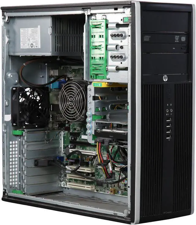 Alt view image 7 of 9 - HP Compaq Grade A Desktop PC 8200 Elite Intel Core i5-2400 4 GB 250GB HDD Intel HD Graphics 2000 Windows 10 Home 64-Bit