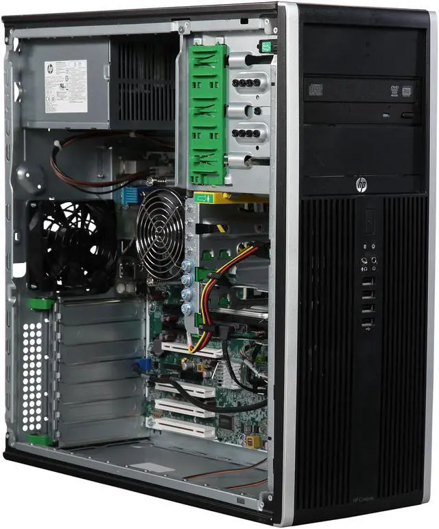Alt view image 7 of 9 - HP Compaq Grade A Desktop PC 8300 Elite Intel Core i5-3470 4 GB 250GB HDD Intel HD Graphics 4000 Windows 10 Pro 64-Bit