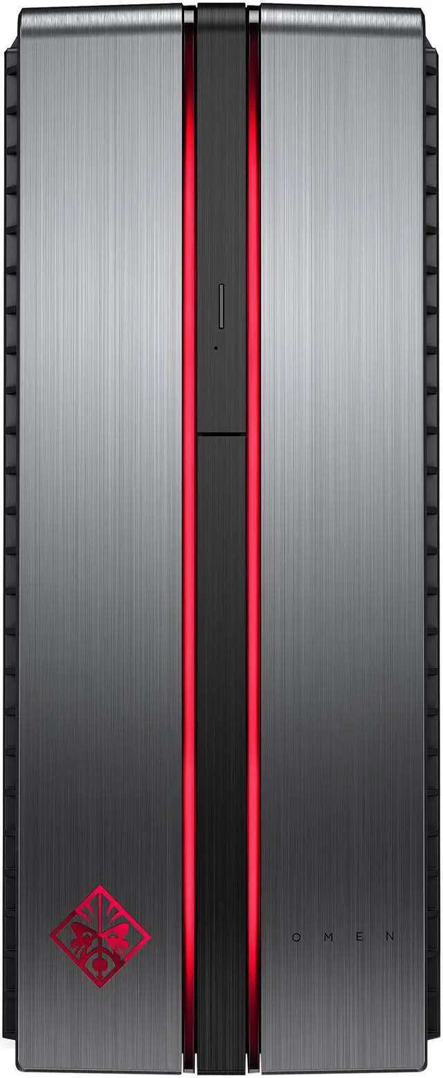 Alt view image 3 of 4 - HP Desktop Computer OMEN 870-210 Intel Core i3-7100 8GB DDR4 1TB HDD AMD Radeon RX 460 Windows 10 Home 64-Bit
