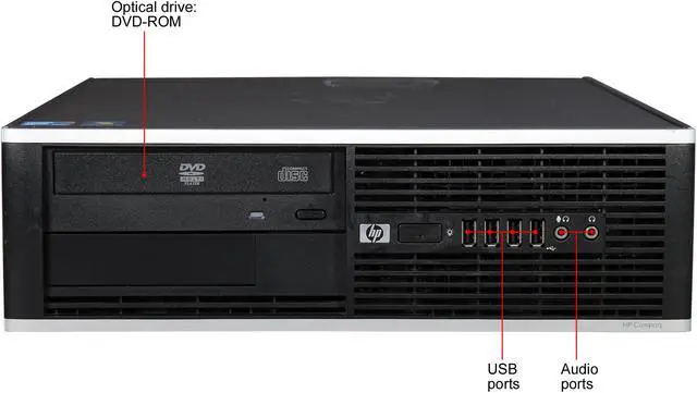 Alt view image 2 of 7 - HP Grade A Desktop Computer Elite8000 3.00GHz 4GB DDR2 250GB HDD Windows 7 Professional