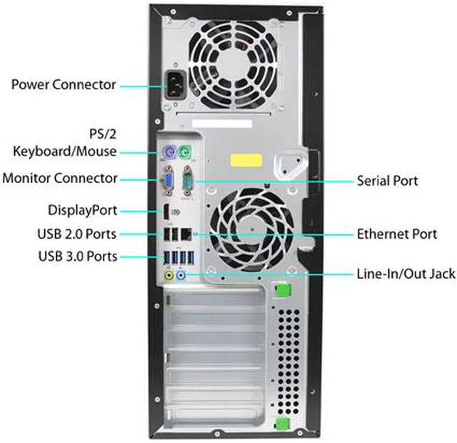 Alt view image 3 of 3 - HP Desktop PC 8300-T Intel Core i7-2600 8 GB 2TB HDD Windows 10 Pro 64-Bit