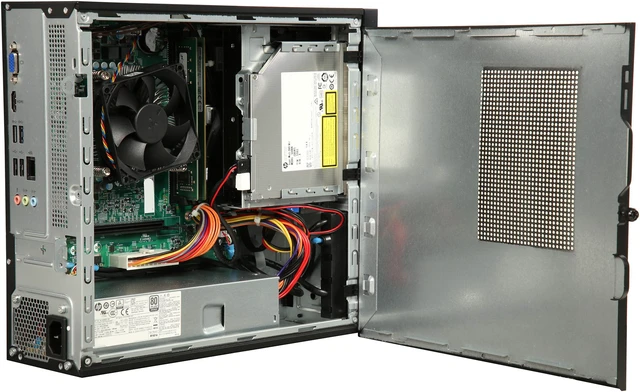 Alt view image 5 of 9 - HP Desktop Computer Slimeline 260-p037c Intel Core i3-6100T 6 GB 1TB HDD Windows 10 Home