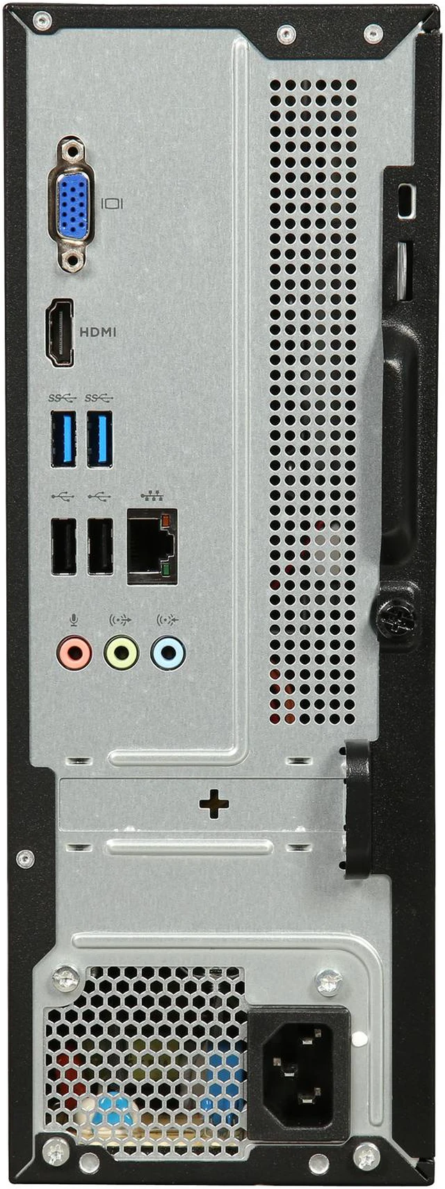 Alt view image 8 of 9 - HP Desktop Computer Slimeline 260-p037c Intel Core i3-6100T 6 GB 1TB HDD Windows 10 Home